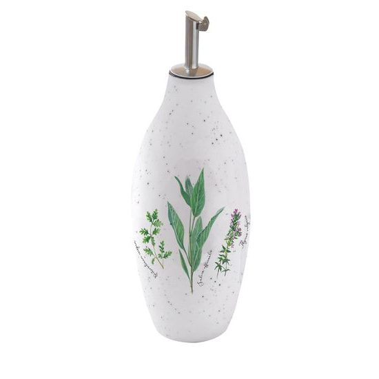 Porcelánová fľaša na olej/ocot Herbarium 300ml, Easy Life