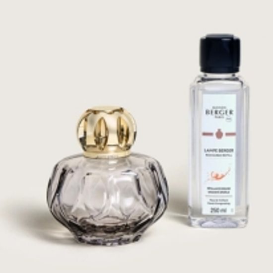 Maison Berger Paris - Dárková sada: Katalytická lampa Rosalie šedá + Intenzivní třpyt, 250 ml