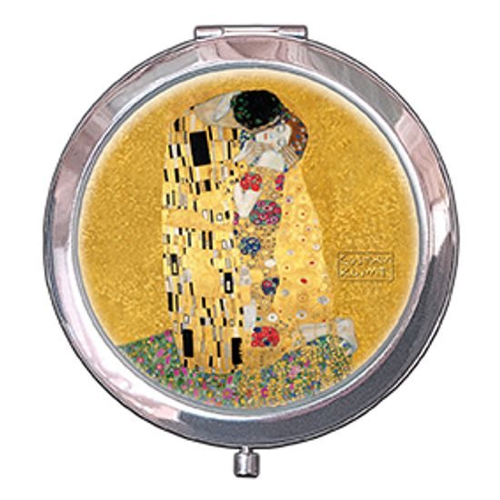 Vreckové zrkadielko The Kiss Gustav Klimt, 7x11 cm