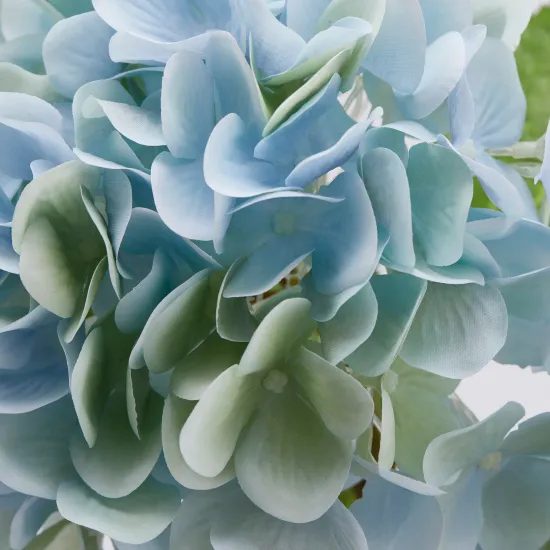 Umelá kvetina hortenzie modrá 1ks, 60cm