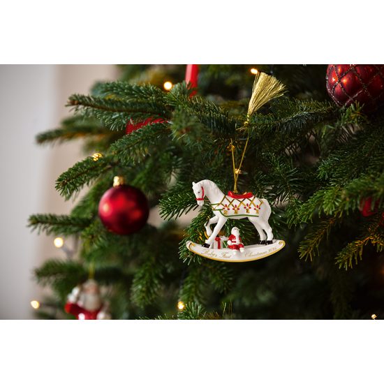 Christmas Classic Vánoční ozdoba houpací kůň 2026, Villeroy & Boch