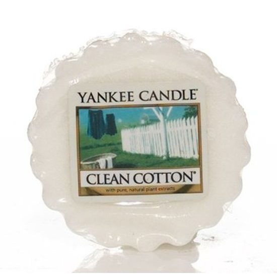 Yankee Candle vonný vosk Clean Cotton 22 g