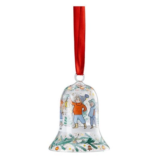 Vánoční skleněný zvoneček Christmas Lights 2024 7,1 cm, Rosenthal