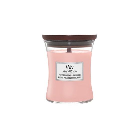 WoodWick - Pressed Blooms & Patchouli váza střední 275g