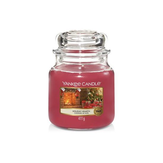 Yankee Candle Classic vonná svíčka Holiday Hearth 411 g