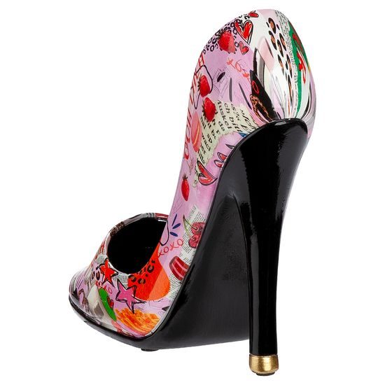 Stojan na láhev ve tvaru lodičky Ooh Lala, 9x23x19 cm