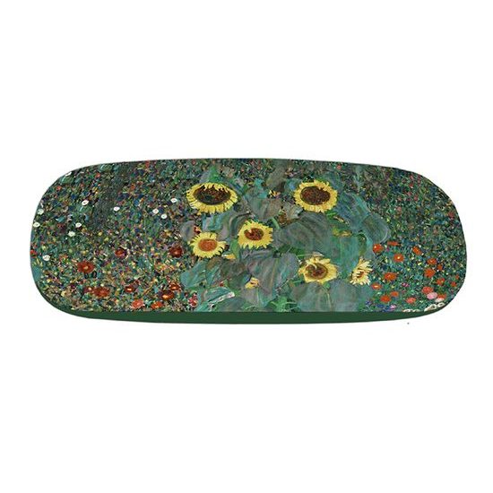 Puzdro na okuliare pevnej Garden with Sunflowers, Gustav Klimt