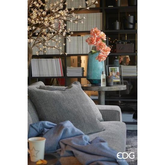 Skleněný foto rámeček křišťálové sklo, 21x16 cm