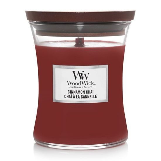WoodWick Cinnamon Chai, váza střední 275 g