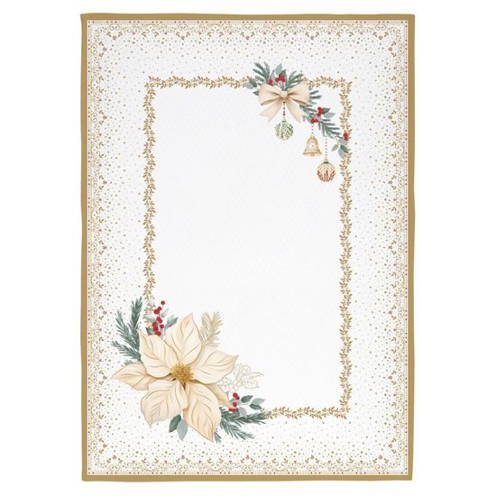 Vánoční utěrka set 2ks White Elegance 70x50 cm, Easy Life