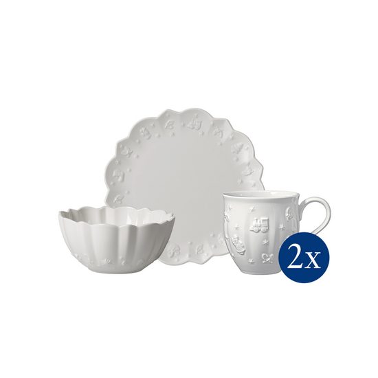 Toy's Delight Royal Calssic Snídaňová sada bílá 6 ks, Villeroy & Boch