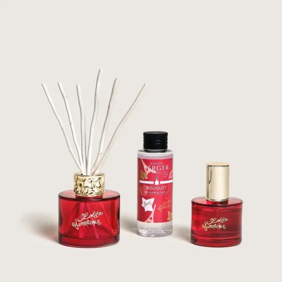 Maison Berger Paris - Darčeková sada: Lolita Lempicka aróma difuzér s náplňou 90 ml + bytový sprej 5ml, Sweet Lolita