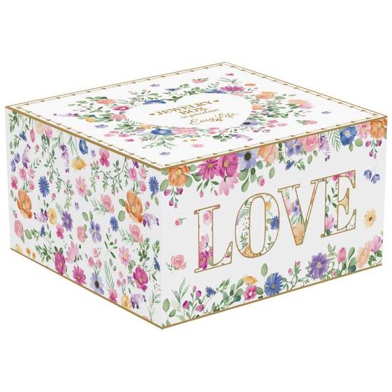 Porcelánová dóza na šperky ve tvaru srdcem Mon Amour 12x6 cm, Easy Life