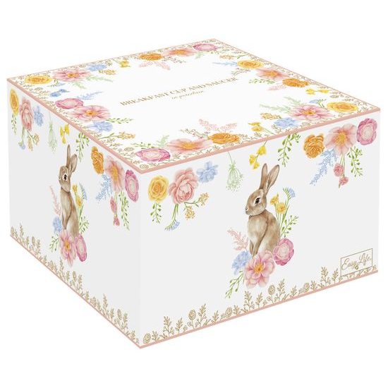 Veľkonočná šálka s podšálkou na čaj Tres Jolie 200 ml, Easy Life