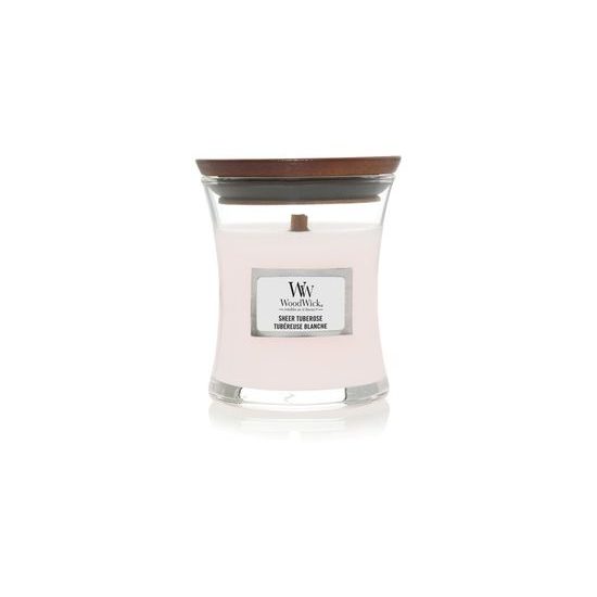 WoodWick - Sheer Tuberose, váza malá 85 g