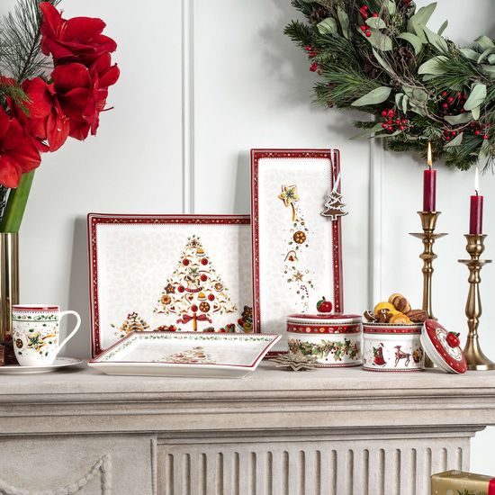 Winter Bakery Delight Podnos na tortu / vianočku 40 x 27,5 x 2,8 cm, Villeroy & Boch