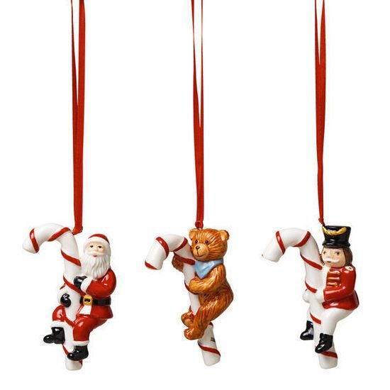 Nostalgic Ornaments vianočné závesná dekorácia, cukrovinky 3ks 13x7cm, Villeroy & Boch