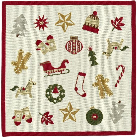 Vianočné prestieranie X-mas Wonders 32x32 cm, Sander