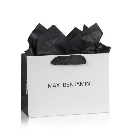 Max Benjamin - bílá dárková taška velká