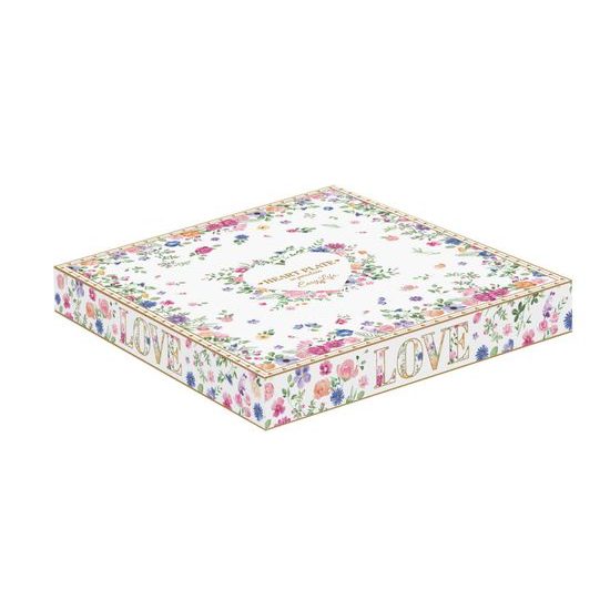 Porcelánový tanier v tvare srdca Mon Amour 20x19 cm, Easy Life