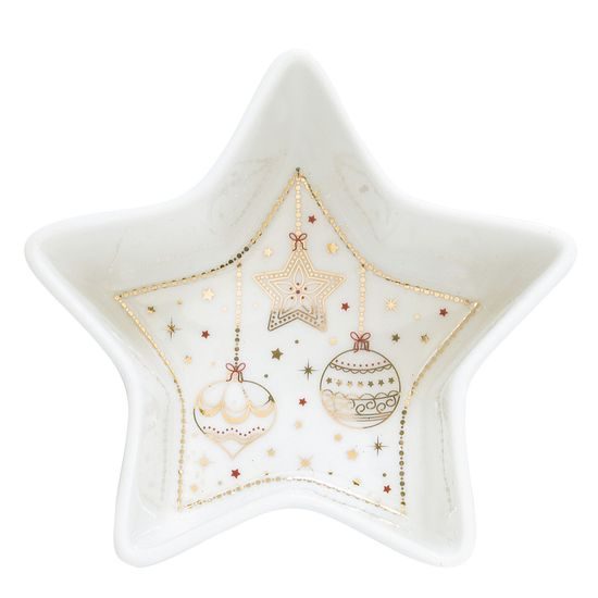 Vianočná porcelánová miska Christmas Lights 15x5cm, Easy Life