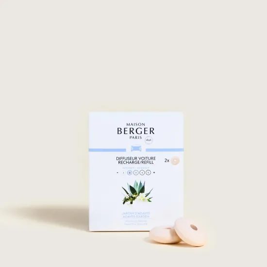 Maison Berger Paris - Keramická náplň vône do auta - Agávová záhrada, 2ks
