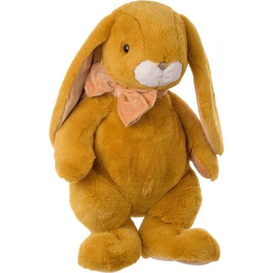 Plyšový zajačik Toffee žltý, 60 cm