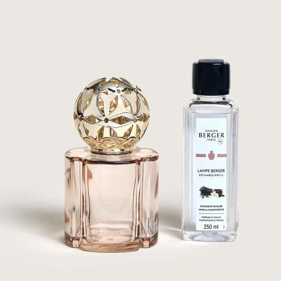Maison Berger Paris - Darčeková sada: Katalytická lampa Pomelis telová + Veľkolepá vanilka, 250 ml