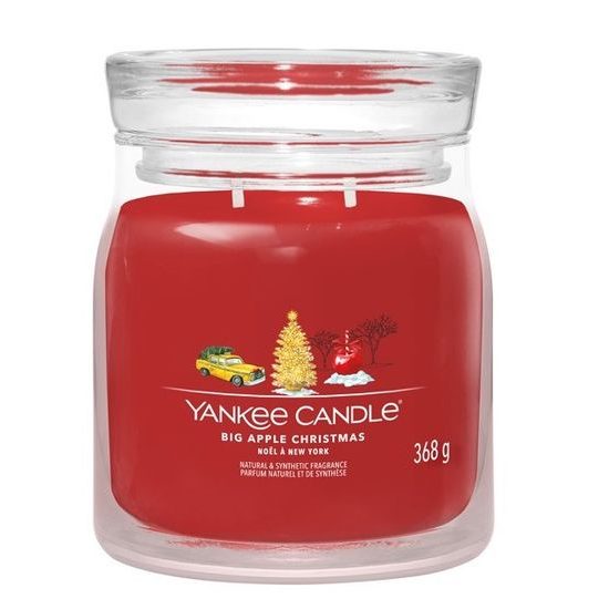 Yankee Candle - Signature vonná svíčka Big Apple Christmas, 368 g