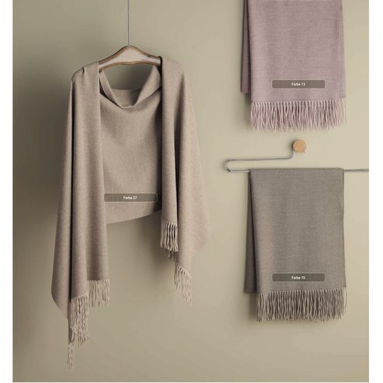 Jednobarevná šála Elie růžová 70x190cm, Sander
