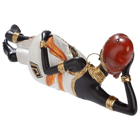 Dekorace figura Afričanka Imara, 7x27x7 cm