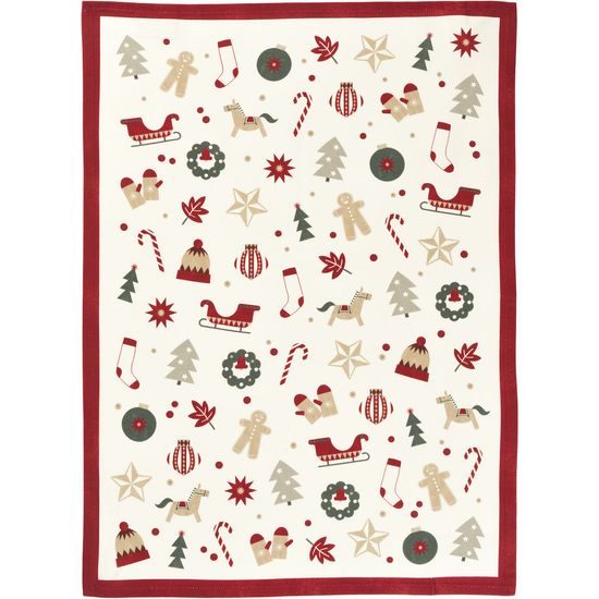 Vánoční kuchyňská utěrka All 4 X-mas 50x70 cm, Sander