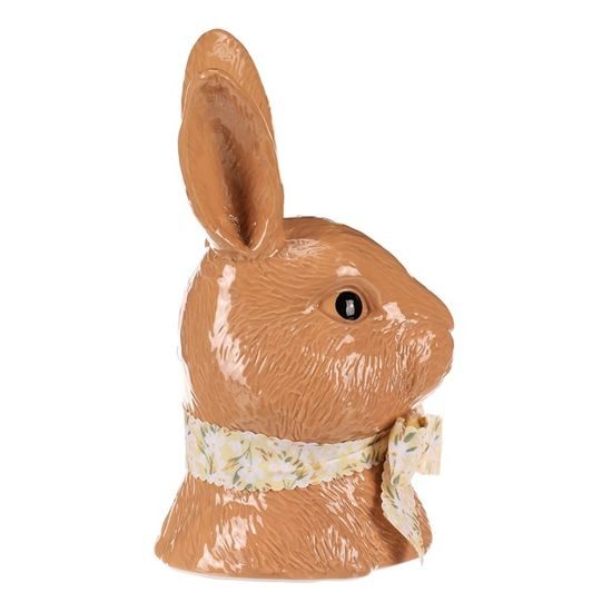 Velikonoční dekorace keramický zajíc, 11x20x11 cm