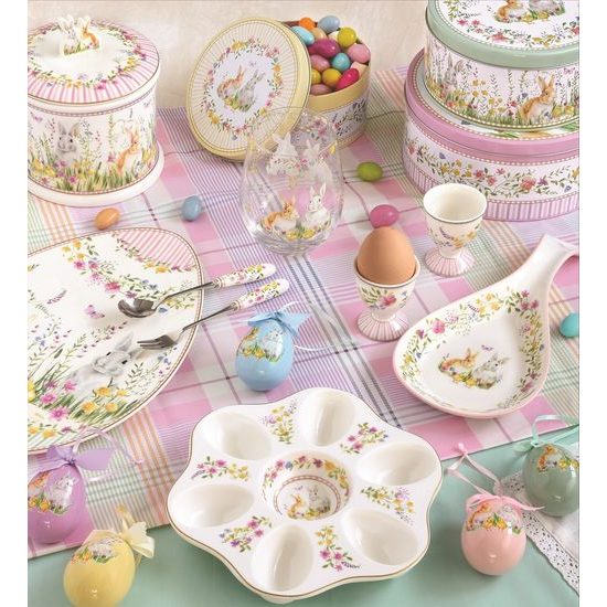 Velikonoční sada stojánky na vajíčka 2ks Happy Easter, Easy Life