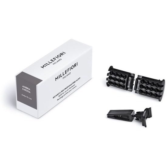 Millefiori Milano – ICON náplň vůně do auta Ambra & Rosa