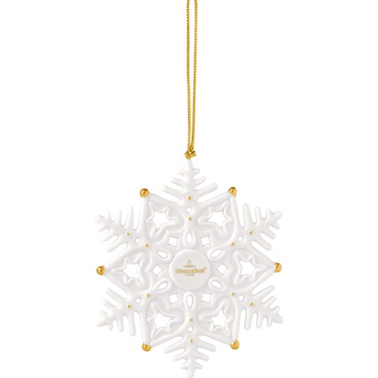 Christmas Classic Vianočná ozdoba snehová vločka, 2025, 9,1x7x10,5 cm, Villeroy & Boch