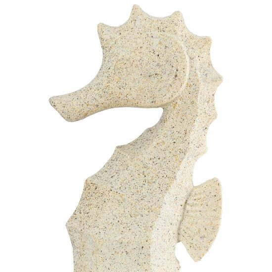 Dekorace figura mořský koník přírodní, 5x8,5x24 cm