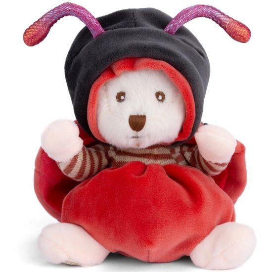 Plyšový medvídek LadyBug Ziggy beruška, 15 cm