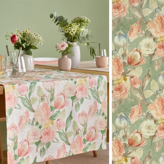 Behúň na stôl Ambrogio kvetinový 50x140cm, Sander