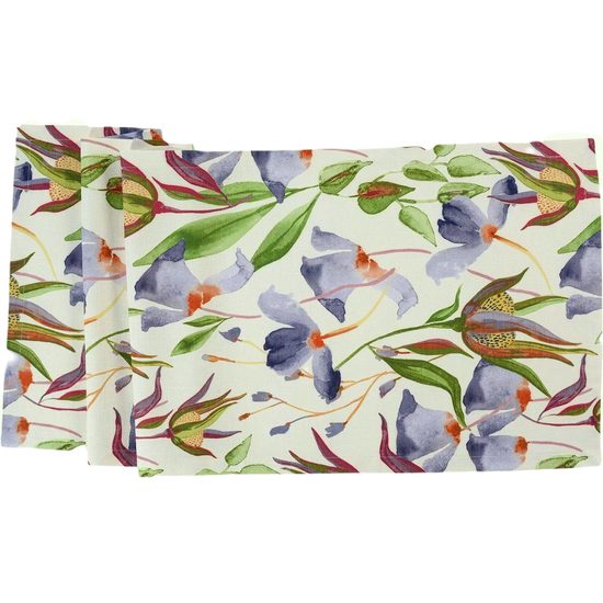 Ubrus na stůl Eliza krémový s květy 120x120cm, Sander