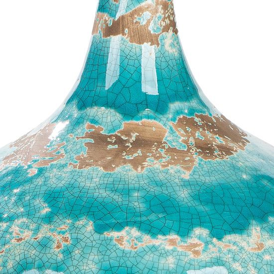 Keramická váza Actros modrá, 22x30 cm