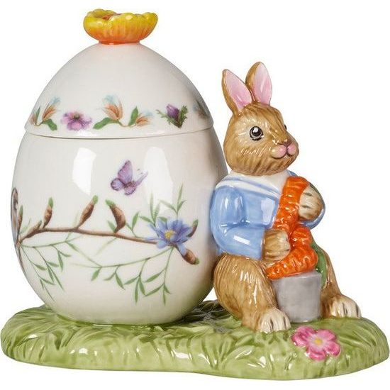 Bunny Tales veľkonočné porcelánová dóza v tvare kraslice so zajačikom Maxom, Villeroy & Boch