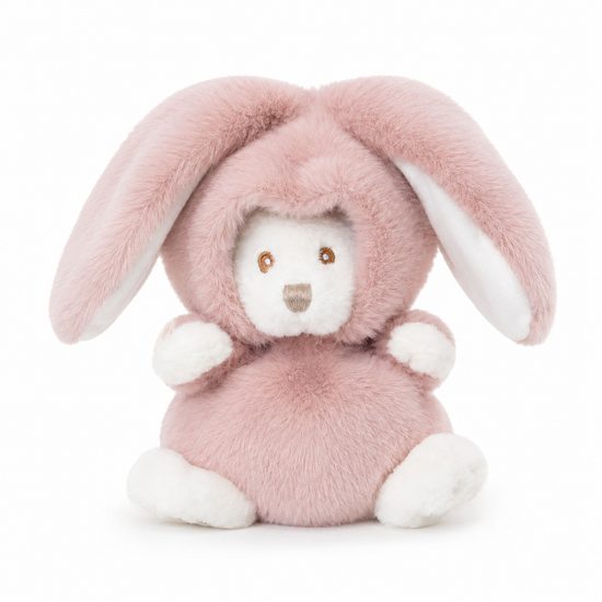 Plyšový medvídek Ziggy Pastelle zajíček růžový, 15 cm