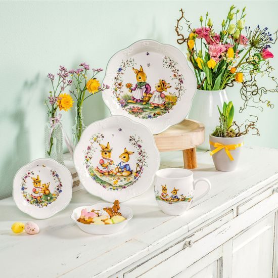 Spring Fantasy mísa na ovoce zajíčci Anna a Paul, Ø 16 cm, Villeroy & Boch