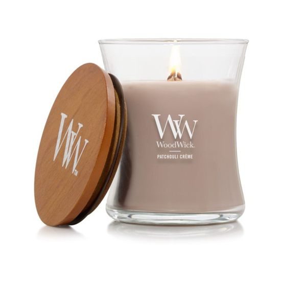 WoodWick - Patchouli Créme svíčka váza střední, 275 g