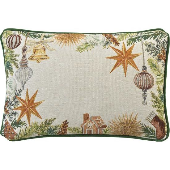 Vianočný gobelínový vankúš s výplňou Xmas Decor 32x48 cm, Sander