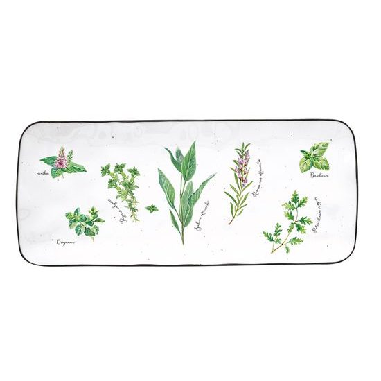 Porcelánový servírovací podnos Herbarium 36x15,5cm, Easy Life