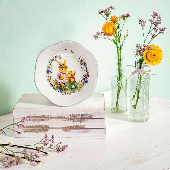 Spring Fantasy mísa na ovoce zajíčci Anna a Paul, Ø 16 cm, Villeroy & Boch