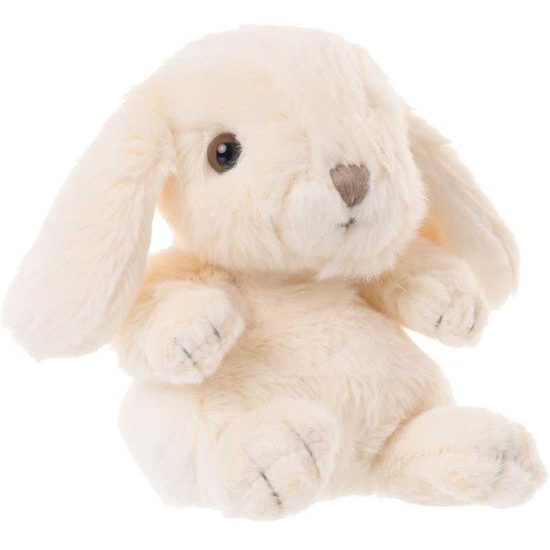 Plyšový zajačik Kanin biely, 15 cm