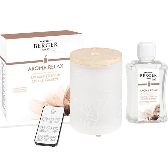 Maison Berger Paris - Sada elektrický difuzér Aroma Relax + náplň Sladký orient 475ml